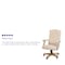 Flash Furniture Ivory Microfiber Classic Executive Office Chair 802-IV-GG - alternate 9